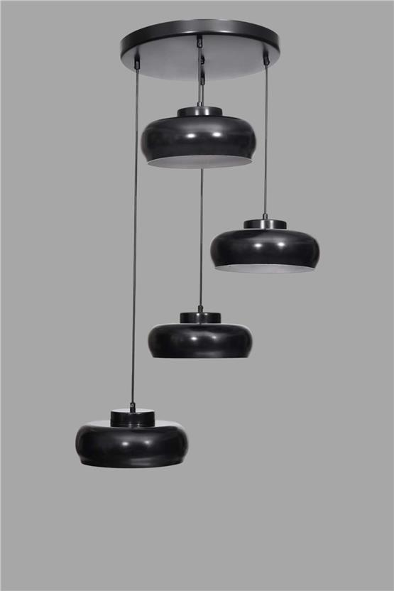 Lumexx Smith 4 Lü Tepsili Siyah Sarkıt