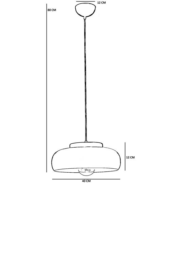 Lumexx Smith Büyük Tekli Siyah Sarkıt