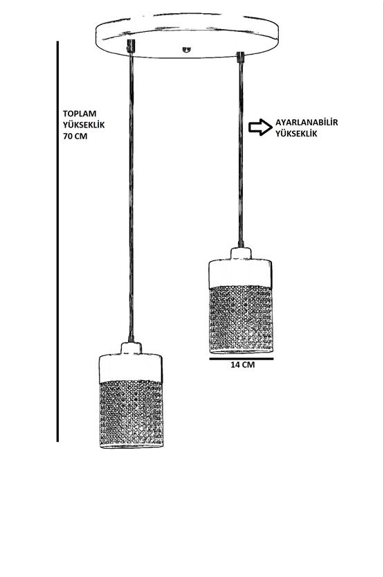 Lumexx Zeus 2 Li Tepsili Siyah Sarkıt