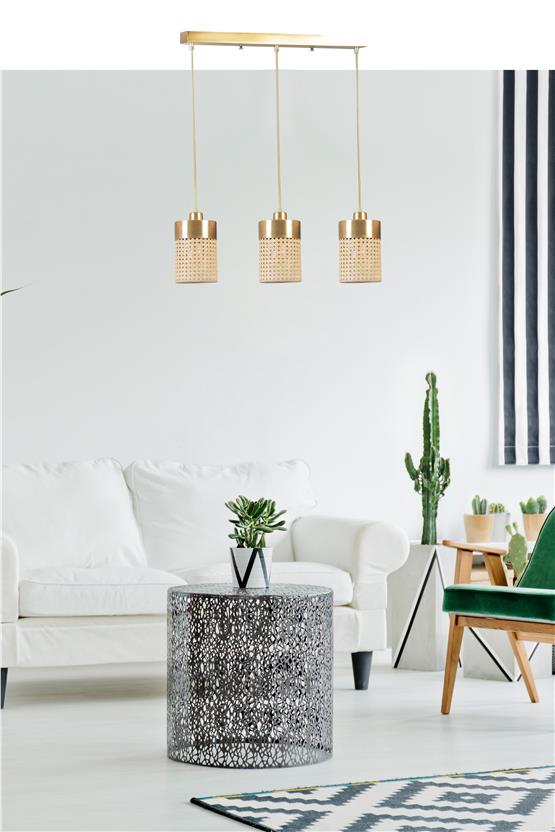 Lumexx Zeus 3 Lü Sıralı Eskitme Sarkıt