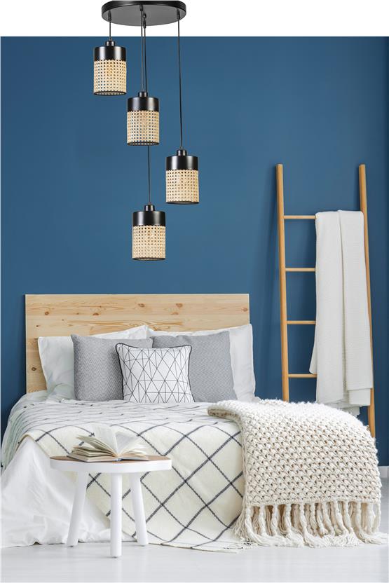 Lumexx Zeus 4 Lü Tepsili Siyah Sarkıt