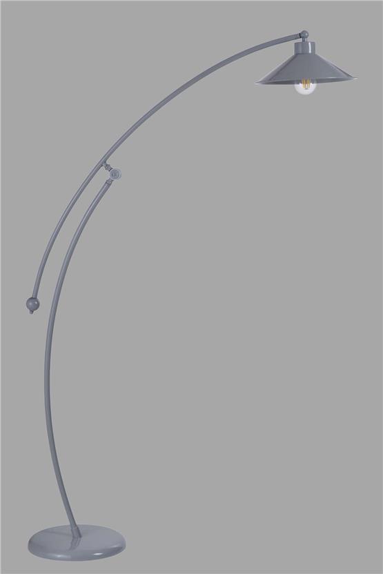 Lumexx Zümra Gri Lambader Metal Gri Başlıklı