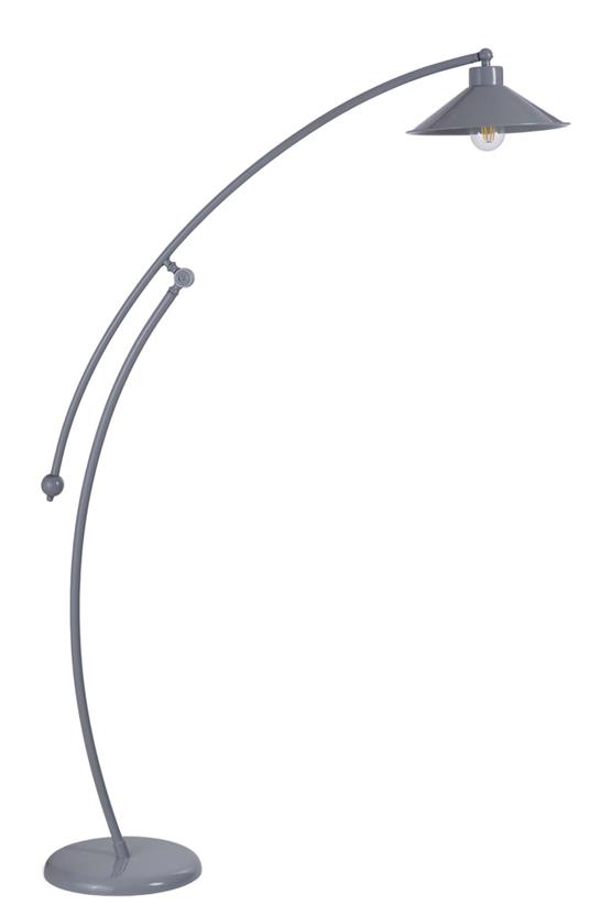 Lumexx Zümra Gri Lambader Metal Gri Başlıklı
