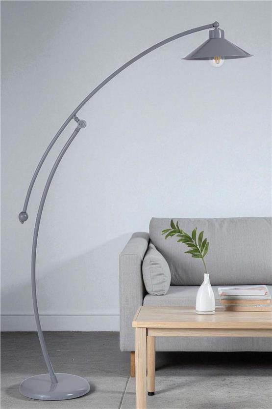 Lumexx Zümra Gri Lambader Metal Gri Başlıklı
