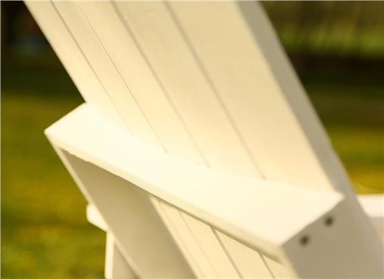 Mandu Adirondack (Ahşap Bahçe Sandalyesi) Beyaz-Mnd239