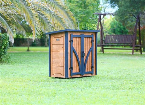 Mandu Ahşap Bahçe Depolama Dolabı 190Lt-Mnd220