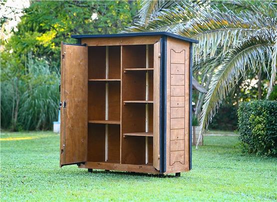 Mandu Ahşap Bahçe Depolama Dolabı 800Lt-Mnd223