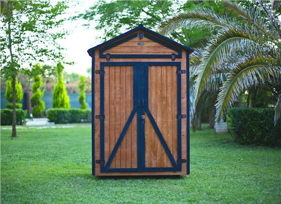 Mandu Ahşap Bahçe Depolama Dolabı 850 Lt-Mnd226