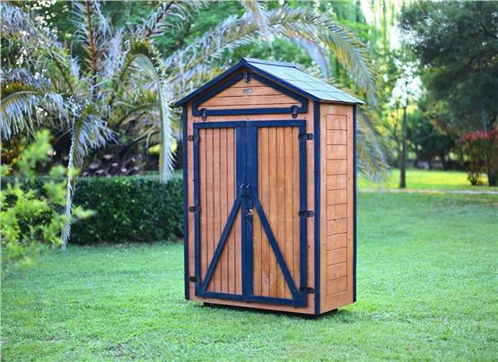 Mandu Ahşap Bahçe Depolama Dolabı 850 Lt-Mnd226