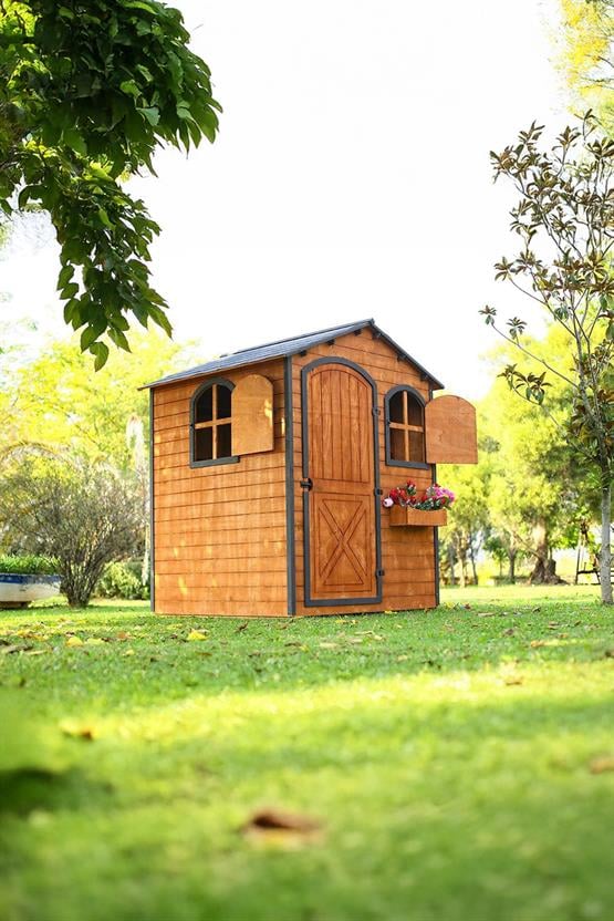 Mandu Ahşap Bahçe Deposu Depolama Evi-Mnd195