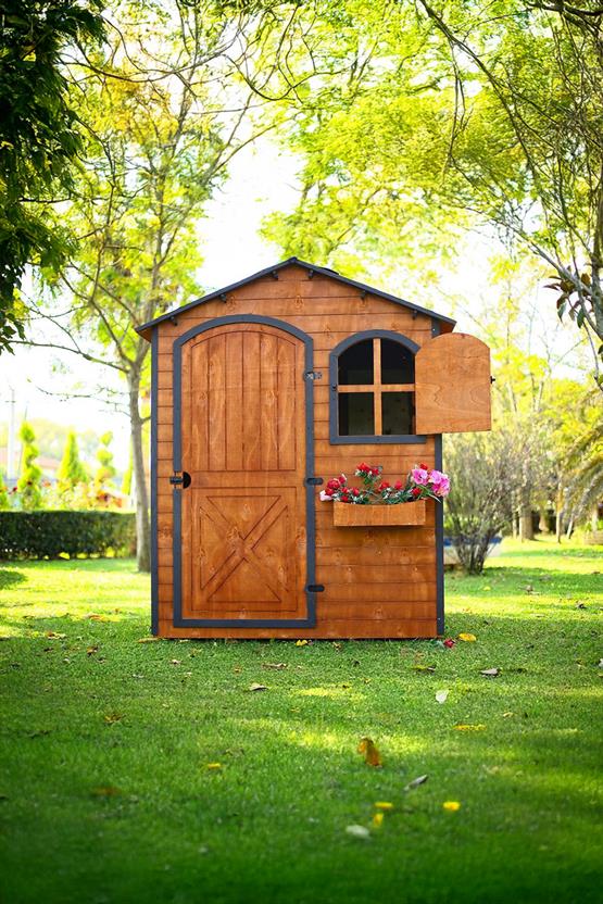 Mandu Ahşap Bahçe Deposu Depolama Evi-Mnd195