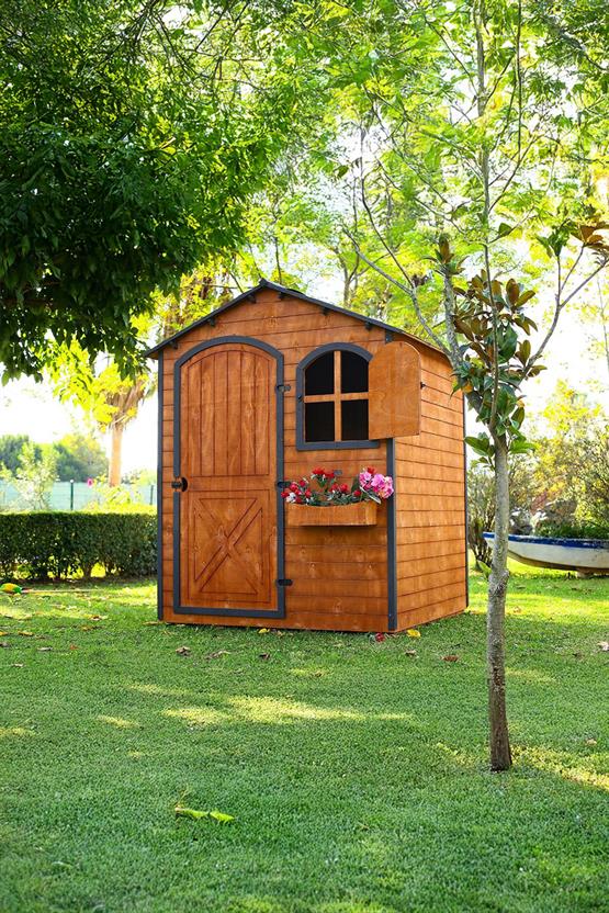 Mandu Ahşap Bahçe Deposu Depolama Evi-Mnd195