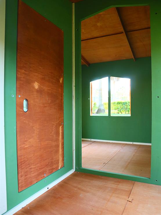 Mandu Ahşap Bahçeli Modern Playhouse (Oyun Evi) Mnd235