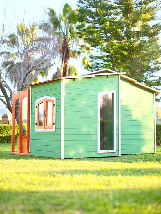 Mandu Ahşap Bahçeli Modern Playhouse (Oyun Evi) Mnd235