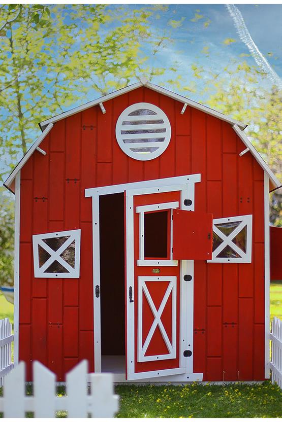 Mandu Ahşap Çiftlik Oyun Evi (Playhouse) MND292 
