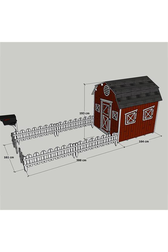 Mandu Ahşap Çiftlik Oyun Evi (Playhouse) MND292 
