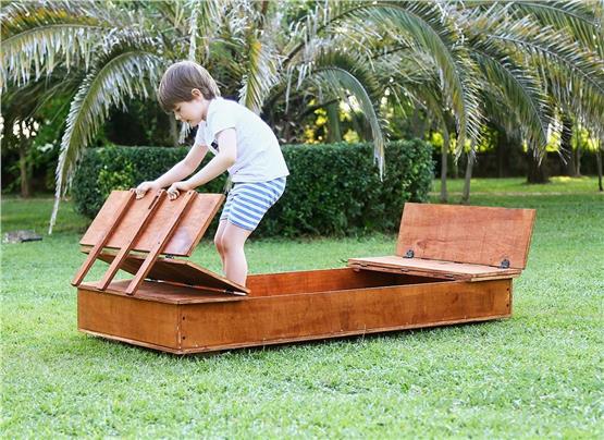 Mandu Ahşap Çocuk Kum Havuzu-Mnd228