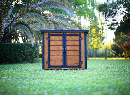 Mandu Ahşap Dış Mekân Ayakkabılık (Ayakkabı Dolabı)-Mnd233