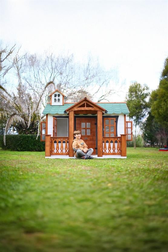Mandu Ahşap Oyun Evi Playhouse Beylerbeyi-Mnd188