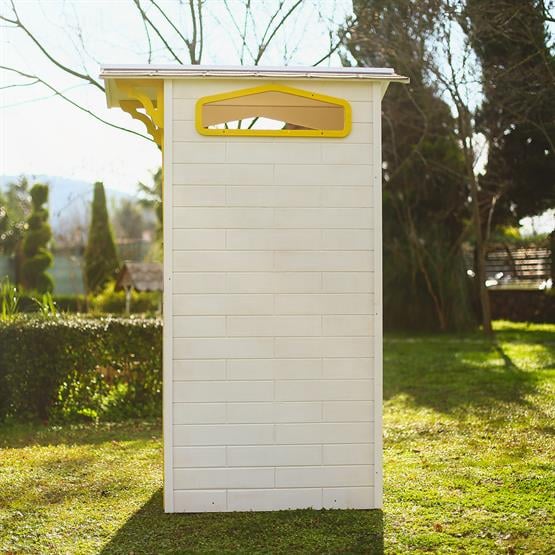 Mandu Ahşap Soyunma Kabini (Plaj Duş Kabini) Sarı Mnd259-2