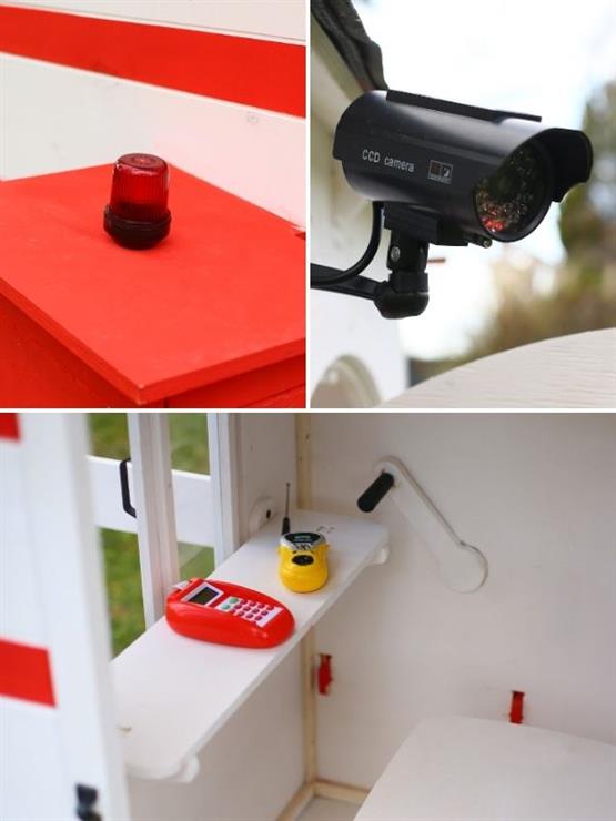 Mandu Bariyerli Ahşap Güvenlik Kulübesi (Bekçi Kulübesi) Mnd264