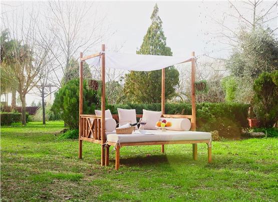 Mandu Exculısıve Ahşap Bahçe Yatağı-Sg03 (Daybed)