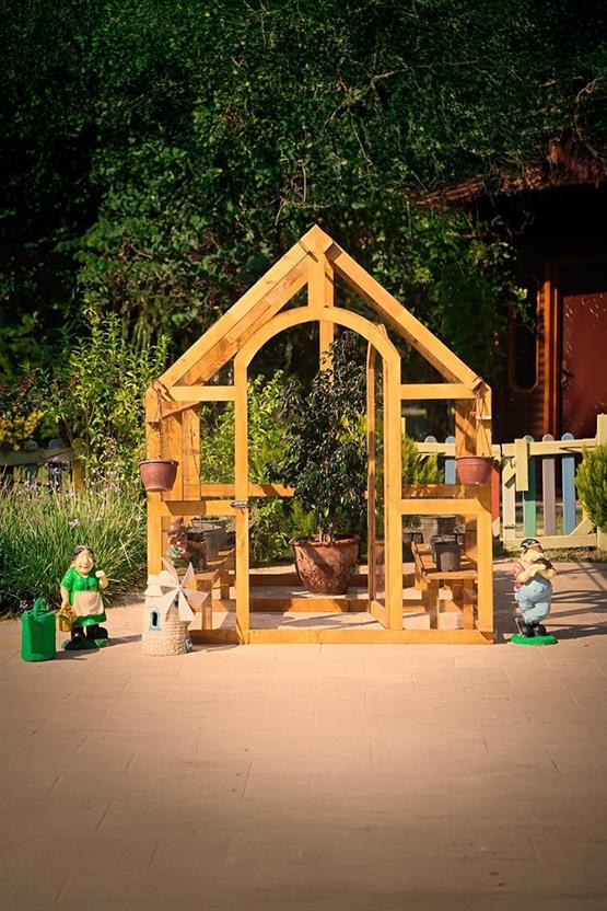 Mandu Green House Ahşap Sera-Mnd186