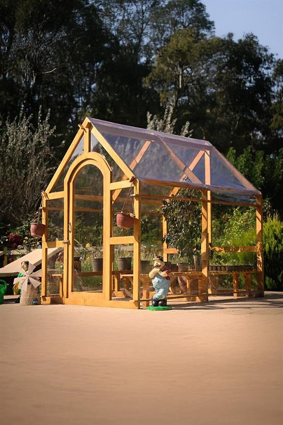 Mandu Green House Ahşap Sera-Mnd186