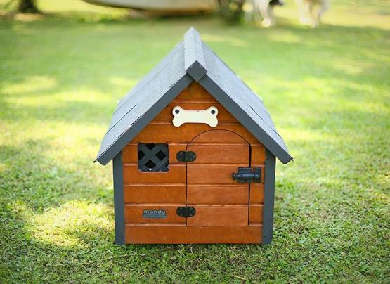 Mandu Isı Yalıtımlı Ahşap Köpek Kulübesi Small-Mnd60