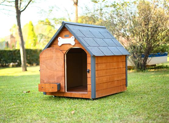 Mandu Isı Yalıtımlı Ahşap Köpek Kulübesi Large-Mnd56