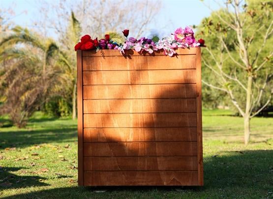 Mandu Maxı Boy Dekoratif Ahşap Saksı-Mnd90