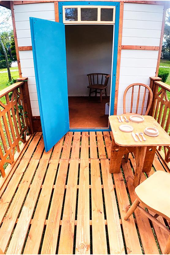 Mandu Yerden Yüksek Ahşap Ağaç Oyun Evi MND290 