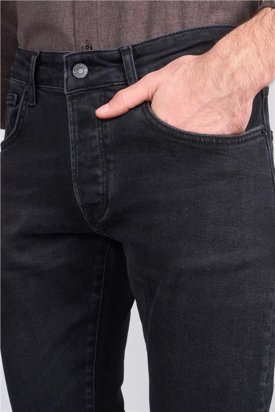 Mareteks 1115-C14-Napolı Black Black Zkb. Erkek Denım Pantolon