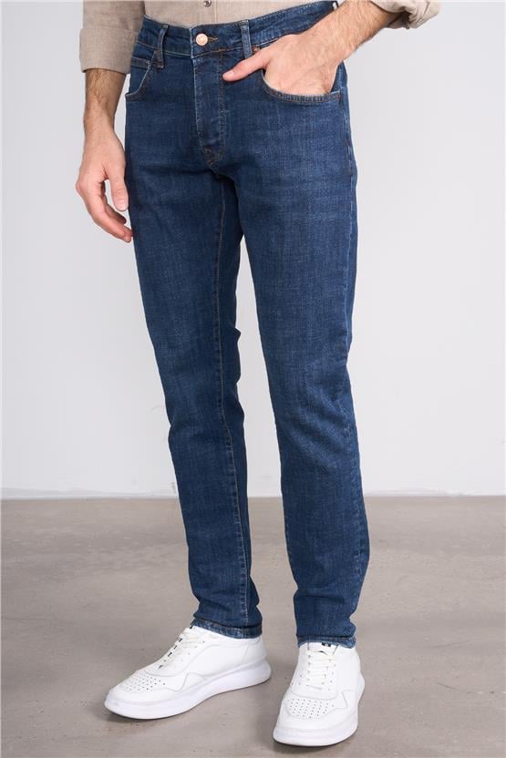 Mareteks 1115-C42-Napolı D.Blue Zkb. Erkek Denım Pantolon