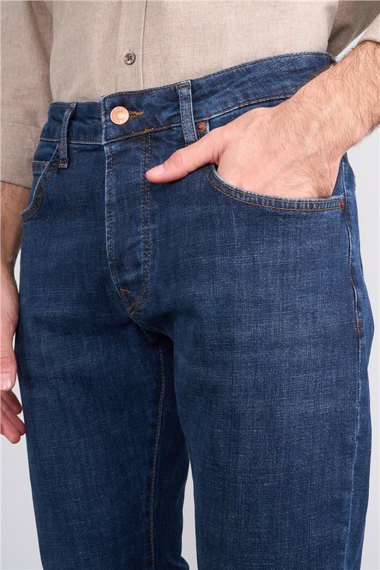 Mareteks 1115-C42-Napolı D.Blue Zkb. Erkek Denım Pantolon