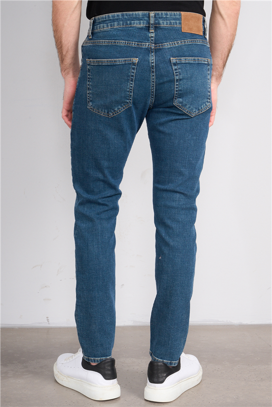 Mareteks 1115-C55-Napolı Green Blue Zkb. Erkek Denım Pantolon