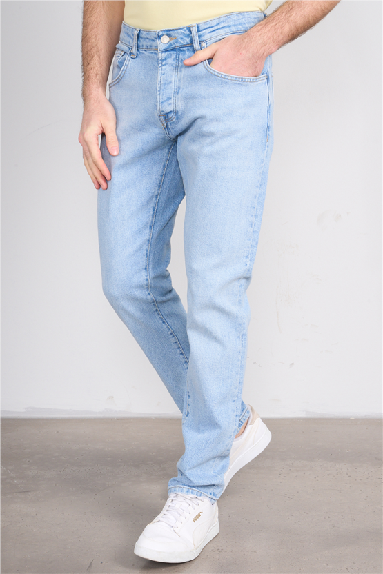Mareteks 1115-C61-Napolı L.Blue K.Zkb. Erkek Denım Pantolon