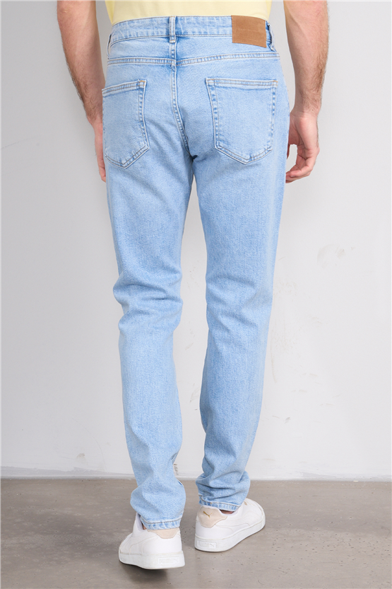 Mareteks 1115-C61-Napolı L.Blue K.Zkb. Erkek Denım Pantolon