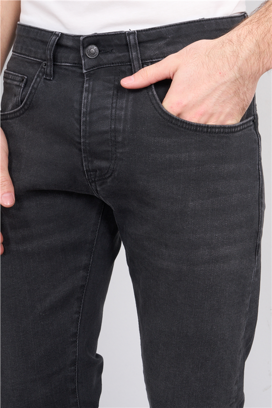 Mareteks 1115-C62-Napolı Black Black Zkb. Erkek Denım Pantolon