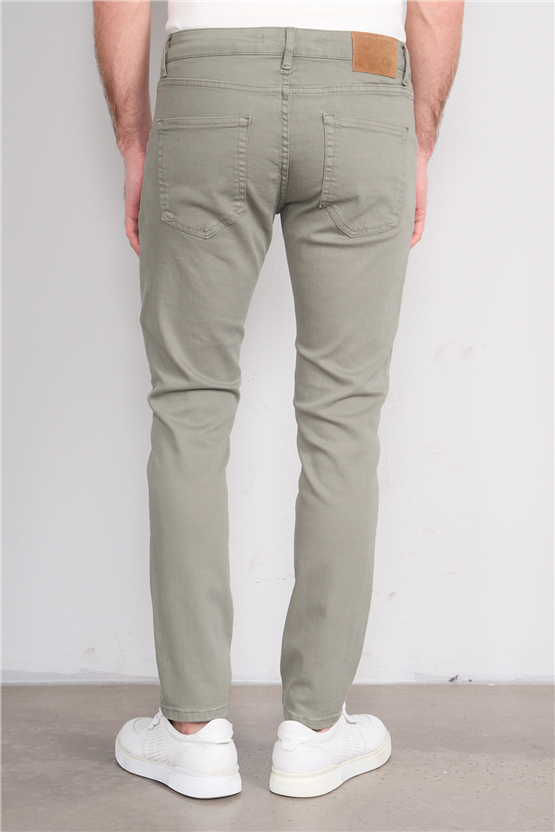 Mareteks 1115-C68-Napolı Hakı P.B. Erkek Denım Pantolon