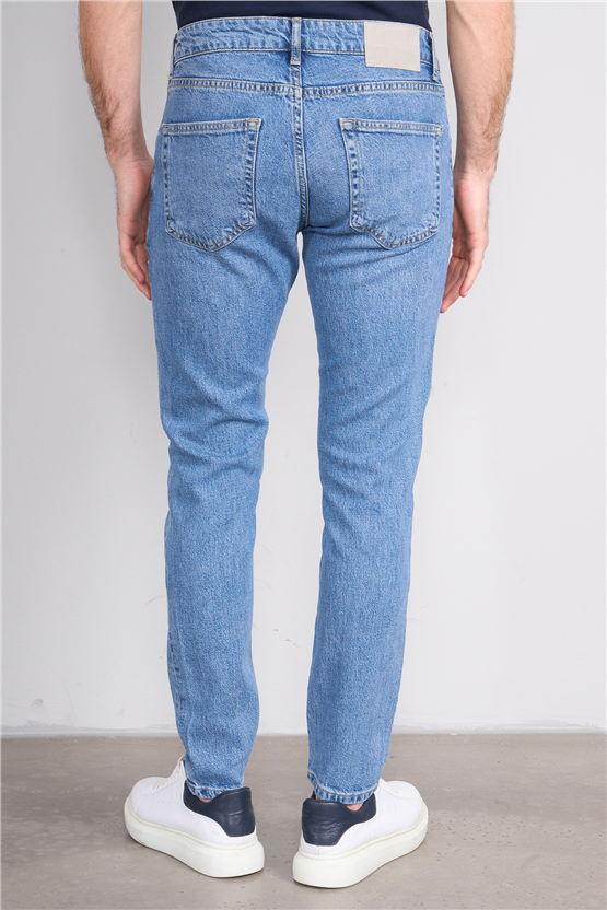 Mareteks 1115-C70-Napolı M-L Blue Zkb. Erkek Denım Pantolon