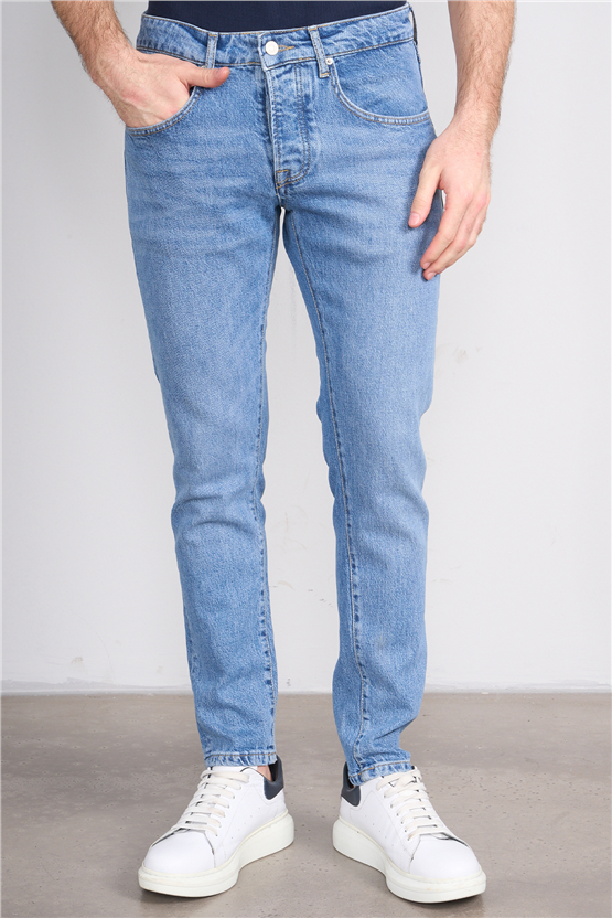 Mareteks 1115-C70-Napolı M-L Blue Zkb. Erkek Denım Pantolon