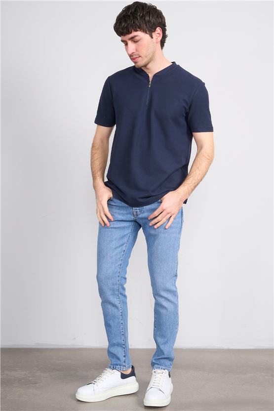 Mareteks 1115-C70-Napolı M-L Blue Zkb. Erkek Denım Pantolon
