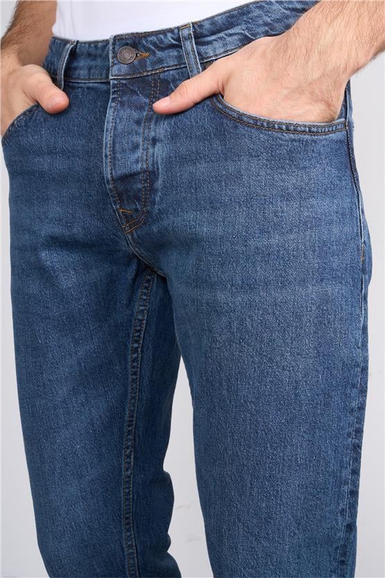 Mareteks 1124-C04-Napolı D.Blue Zkb. Erkek Denım Pantolon