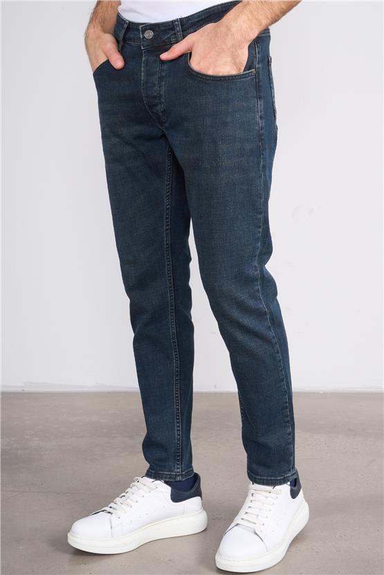 Mareteks 1124-C46-Napolı Blue Hakı Od Zkb. Erkek Denım Pantolon