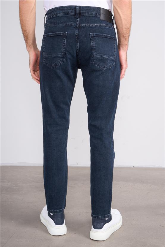 Mareteks 1124-C47-Napolı Blue Black Zkb. Erkek Denım Pantolon