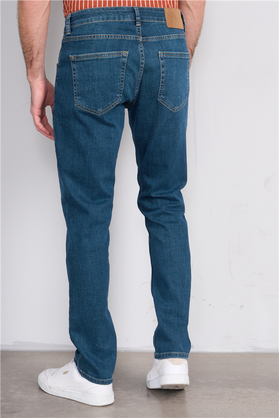 Mareteks 2203-C55-Parma Green Blue Zkb. Erkek Denım Pantolon