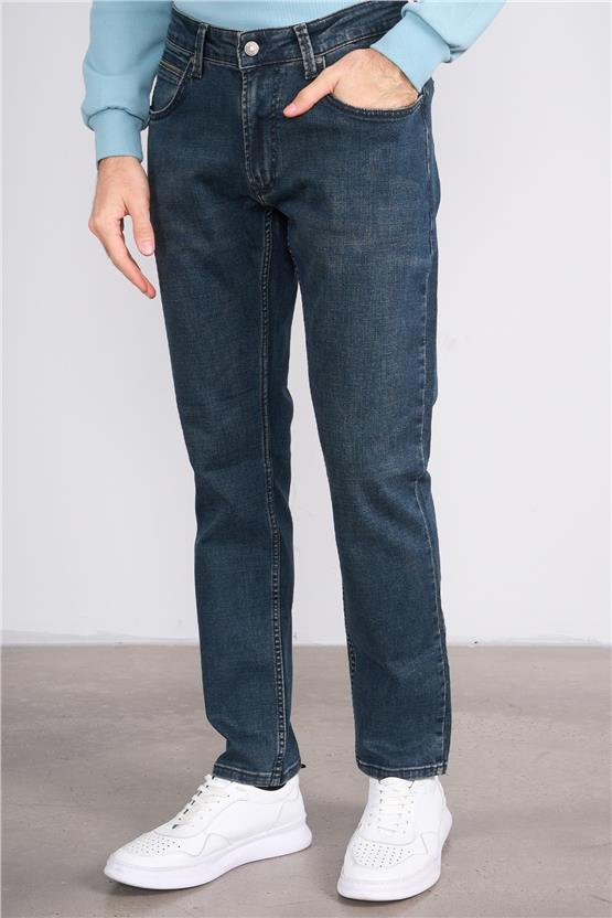 Mareteks 2211-C26-Parma Blue Hakı Od Zkb. Erkek Denım Pantolon