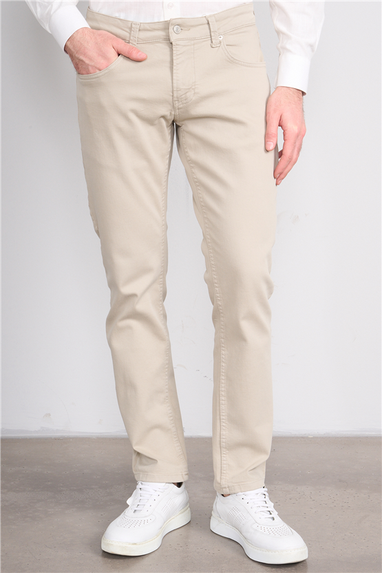 Mareteks 2211-C67-Parma Beıge P.B. Erkek Denım Pantolon