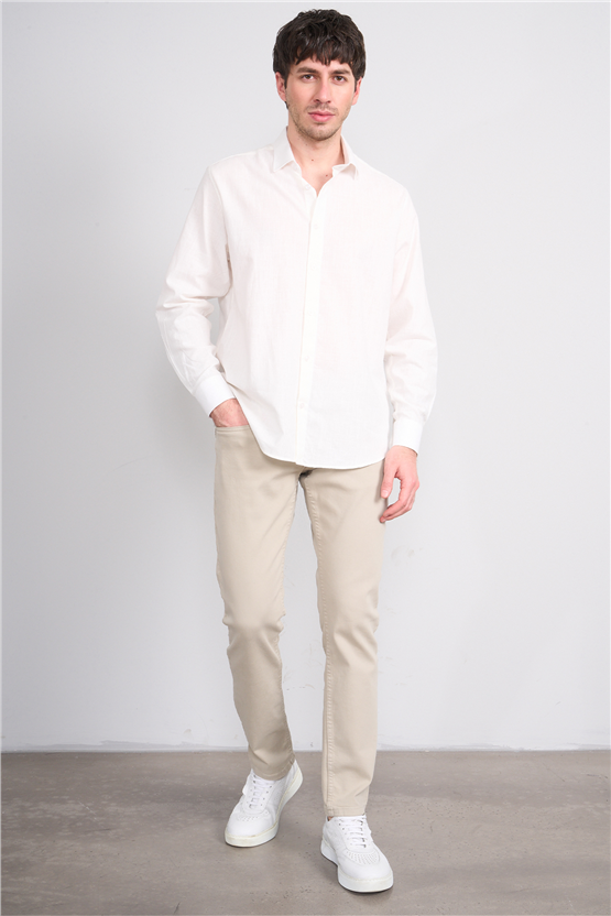 Mareteks 2211-C67-Parma Beıge P.B. Erkek Denım Pantolon